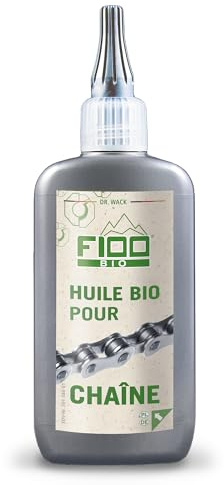 Dr. Wack F100 Chain Lube Lubrifiant bio pour chaîne de vélo 100 ml | Protection Haute Performance contre Usure et Corrosion, 90% Matières Premières Renouvelables, Fabriqué en Allemagne