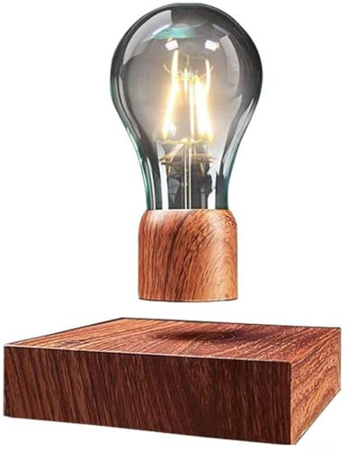 Ampoule flottante magnétique, ampoule LED en lévitation, lampe de bureau, lampe de lévitation rotative sans fil, lumière décorative pour la maison, le bureau, les gadgets technologiques, les jouets,