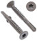 Viti in Metallo da 4.8 mm Autofilettanti Torx a Testa Piatta Autoperforanti (250 Pezzi) con Protezione Anticorrosione C4 per Fissaggio di Lamiere Metalliche e Finestre DIN7504 P (4.8mm x 45mm)