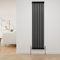 NRG Traditional Radiator Black Cast Iron 2 Column Vertical Central Heating Bathroom Radiators 1800x470mm