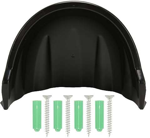 Resistente Copertura per Telecamera di Sicurezza Esterna con Parasole in Plastica ABS Resistente Alla Pioggia con Elevata compatibilità e Design del Cavo Invisibile, Ideale per