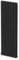 Radiant Living Designer Radiator Black Vertical Oval Panel Double Panel Rad 1800x600mm Modern Steel Central Heating
