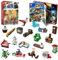 Mould King 10165 MOC Weihnachts-Adventskalender Bausteine, 725 Teile Weihnachtskalender Klemmbausteine Bausätze Spielzeug Weihnachten 8+ Jahre