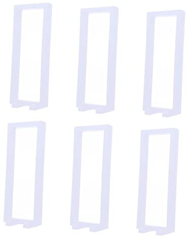 LALADEFIEE 6sätze Teiliges Transparenter Schmuckständer Hängesystem Floating Ring Display Rack Für Stilvolle Präsentation Und Aufbewahrung Von Ringen Ohrringen Und