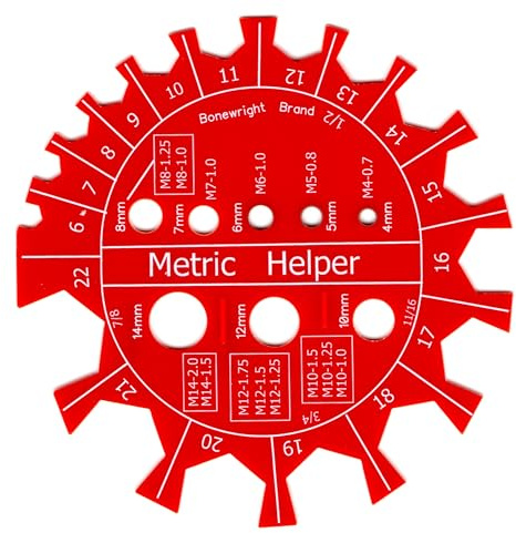 Metric Helper - Metric Wrench, Bolt & Nut Sizing Tool