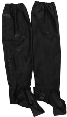 DEARMAMY Pantaloni Antipioggia Impermeabili con Copristivali per Escursionismo e Antivento e Impermeabilità per Protezione Completa Outdoor