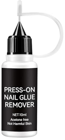Rimuovi colla unghie | 10ml solvente unghie finte | Distaccante adesivo per applicazioni pressate | Eliminatore resina articoli | Donne casa viaggio centro estetico bellezza impiego