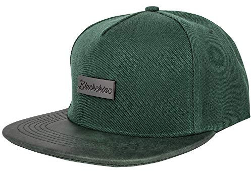 Blackskies® Vanguard Snapback Cap | Herren Damen Baseball Mütze | Kappe Basecap Kunstlederschirm Grün
