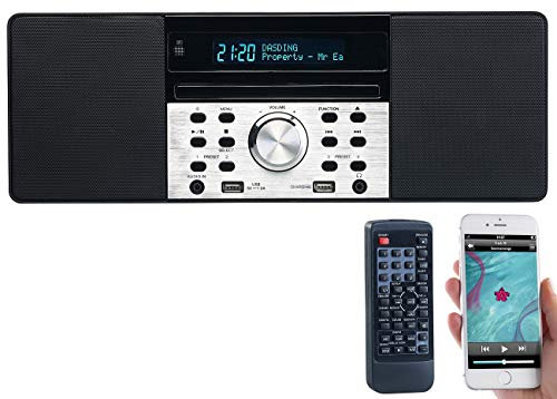 VR-Radio DAB Radio mit CD: Digitalradio mit DAB+, FM, Bluetooth, CD, Audio-Player, USB-Port, 60 W (DAB Radio mit USB Wiedergabe, Radio mit und USB, Bluetooth, Lautsprecher iPad)
