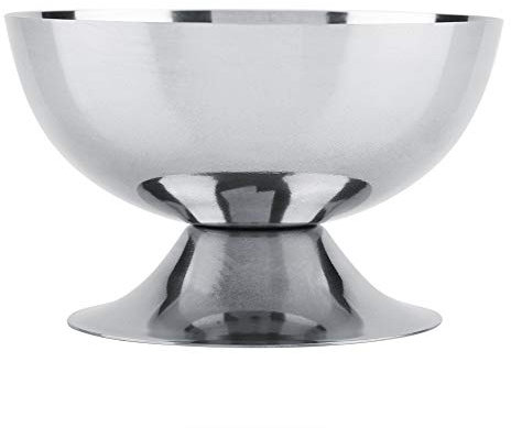 MAGT Ciotoline da dolce, Coppa Gelato Acciaio, tazze da gelato inossidabile che servono scodelle da dessert per budino di frutta nei ristoranti dell'hotel coppa gelato coppa per il gelato(Short)