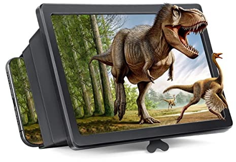 Vergrößerungsglas für Smartphone, 8 Zoll, Vergrößerungsgerät für Smartphone, Verstärker 3-4 Mal