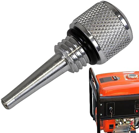 Varilla de medición de Aceite magnética, Varilla magnética de Aluminio para generadores con Rosca M18-2,5. La Varilla magnética Evita Que los restos de Metal dañen tu Motor