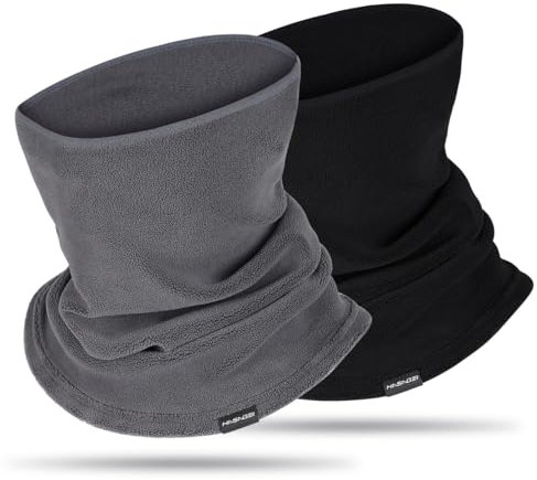 GXCROR Schlauchschal Winddicht Loopschal Multifunktionstuch Neckwarmer Herren Loop Schal Damen Halstuch Warm Halten Sportschal Halswärmer für Skifahren Motorrad Fahrrad Joggen Laufen Outdoor Sport