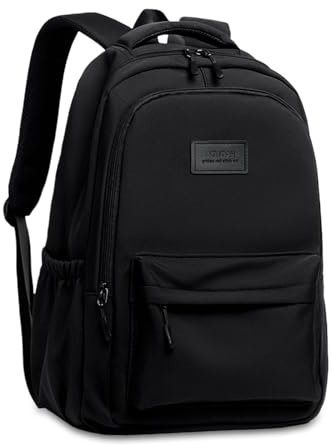 Aucuu Zaino Casual, 15.6 Zainetto Per Portatile PC, Zaino Scuola Leggero Impermeabile, Zaini Viaggio, Zaini Università per Scuola Lavoro Viaggi Affari Sport
