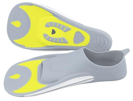 Schwimmflossen - Trainingsflipper - Schwimmpraxis Flossen - Verstellbare Kompakte Schwimmflossen - Weiche, Leichte Flipper Für Kinder Und Erwachsene | Bequemer Pool, Surfen, Tauchen Und Freitlichenaus