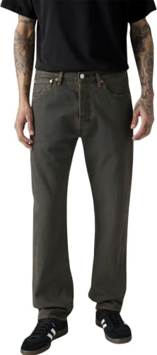 Levi's Herr 501 Original Selvedge Jeans Sandslide Od Green 36 30