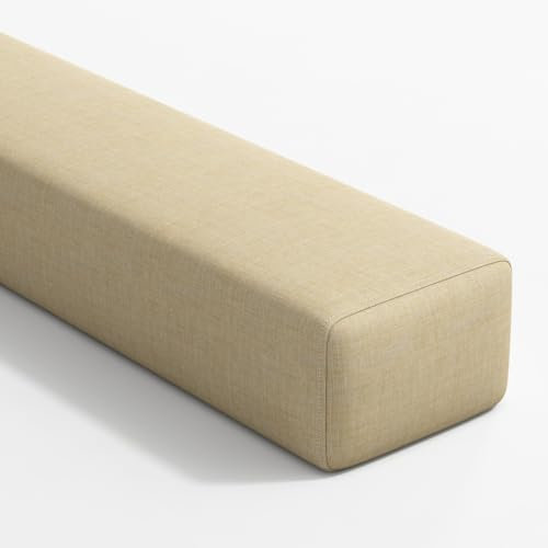 ZZYK Caqui,Full(2x4.7),Almohada De Cuña De Cama Larga Relleno De Cama,Cojín De Lino Entre Cabecero Y Colchón Almohada De Relleno De Extensor De Almohada De La Cama