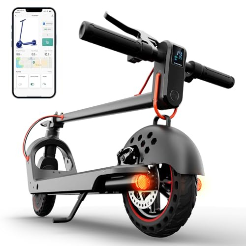 Monopattino Elettrico Adulto 500W, 35km Autonomia, Carico 140kg, Massima 25 Km/h, 8.5 Pneumatici Antiforatura, Doppio Freno, Controllo Tramite App, E-Scooter Pieghevole per Adulti e Adolescenti
