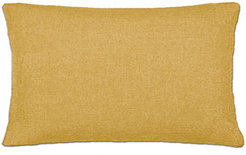 JEMIDI 2x Kissenbezug Kissenhülle 40x60 cm - 2er Set Kissen Bezüge Kissenhüllen im Leinenlook - Doppelpack Kissen Bezug Hülle - versch. Farben