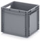 Auer Packaging Eurobehälter 40 x 30 x 32 cm, 30 Liter Eurobox Lagerbox mit Griffen 40x30x32 Plastikbox stapelbar Lagerkiste Box Kiste für Privat, Gewerbe, Lager, Garage, Hobby