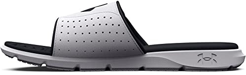Under Armour Men's Ignite Pro Slide, (100) White/White/Black, 10, US