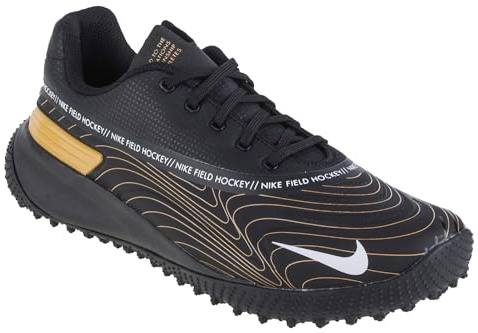 Nike Vapor Drive Women's Unisex Field Hockey Turf Shoes Black/Gold (Men's 9 / Women's 10.5)