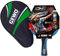 GEWO PS Blast Carbon Pro Tischtennisschläger & GEWO Tischtennisschläger Hülle mit Ballfach grün - ITTF genehmigter Profi-Tischtennisschläger, konkav, 2,0mm Schwamm