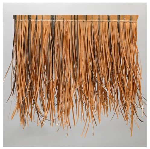Simulated thatch roof Plastic thatch Eaves Artificial Straw roof Scenic Area Farmhouse Pavilion Villa Decoration Plastic Simulated thatch(Size:2pcs)