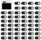 50 Piezas Cubierta Webcam Cover Slider Diseño Ultra Fino, Negro Tapa Camara Movil, Fundas Deslizantes para Tapa Webcam, Cubierta de Cámara Web para Ordenadores, Portátiles,iPad,Tablets y Móviles
