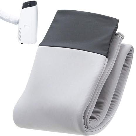 Manicotto per tubo AC, involucro portatile per condizionatore d'aria, protezione antipolvere per condizionatore d'aria, copertura protettiva per isolamento termico, involucro CA riutilizzabile per