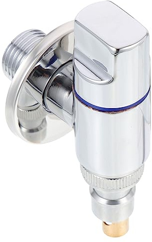 SOPOTUTU Válvula de Cierre de Ángulo Pulg para Lavadora Apertura Rápida Cierre Automático de Agua Conexión Estable y Rotación Grifo de Resistente para Baño y Cocina