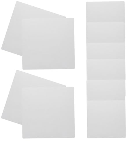 JOINPAYA 10 Feuilles de Carton Ondulé Blanc 30X30 CM 15 MM d'Épaisseur Multi-Usage pour Emballage Expédition et Bricolage DIY Feuilles de Carton Soi-Même pour Projets Créatifs et