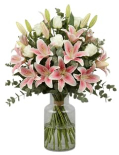DECOALIVE – Ramo de Lilium Vivo | Bouquet de Flores Naturales con Estilo