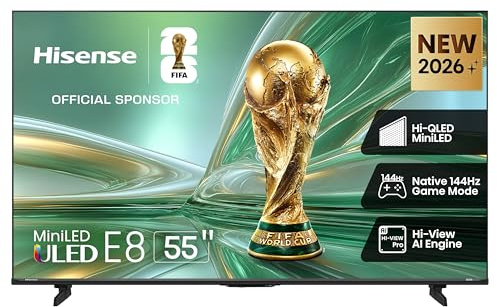 Hisense Smart TV MiniLED 144Hz 55 4K 55E8S