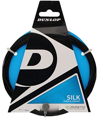 Dunlop Sports Silk 18 Squash/Tennis String, Black, 1 Set