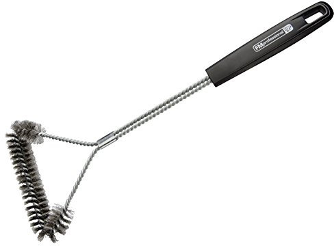 Fackelmann FM Professional 22304 Brosse pour le nettoyage du barbecue, Acier inoxydable, 45,7 x 18 x 2,5 cm