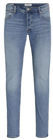 Jack & Jones Jeans Male Slim Fit Jjiglenn Jjoriginal MF 030 Slim Fit Jeans, Blu Denim, 29W x 30L