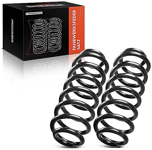 Frankberg 2x Federn Fahrwerksfeder Hinterachse Kompatibel mit T.o.u.r.a.n 1T1 1T2 MPV 2003-2010 T.o.u.r.a.n 1T3 MPV 2010-2015
