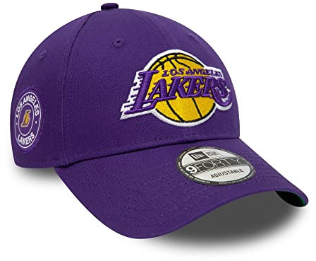 New Era Los Angeles Lakers NBA Team Side Patch Purple 9Forty Adjustable cap - One-Size