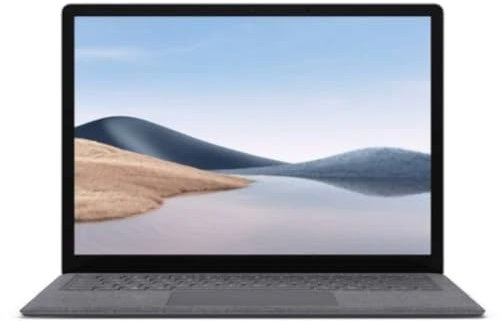 Microsoft Surface Laptop 4 4680U Notebook 34.3 cm (13.5) Touchscreen AMD Ryzenâ„¢ 5 8 GB LPDDR4x-SDRAM 256 GB SSD Wi-Fi 6 (802.11ax) Windows 10 Pro Platinum