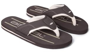 Animal Jekyl Mens Flip-Flops - Slip-on, Lightweight & Comfortable Footwear with Soft Padded upper Straps - Best for Spring Summer & Outdoors Dark Brown Adult Shoe Size 10