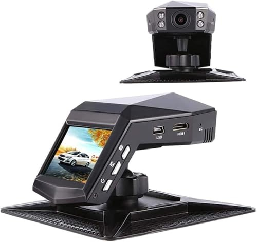 Instrumentkamera bilvideo med mittkonsol LCD HD 1080P bil DVR-videoinspelare