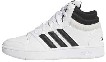 adidas Unisex Hoops MID Classic Shoes, FTWR White/core Black/Orbit Grey, 44 2/3 EU