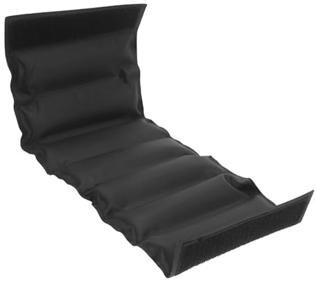 Alipis Refroidisseur à Vin Portable en Gel Réutilisable Tissu Polyester Noir, Design Élégant et Construction Fiable, pour Camping et Bouteilles de Bière ou Vin