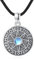 Wikinger Kompass Medaillon Halskette 925 Sterling Silber Mondstein Kette Sonne Medaillon Anhänger Foto Medaillon Amulett Medallion mit Foto Mondstein Schmuck für Herren Sohn Jungen Damen Geschenke