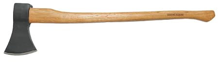 BRECKNER GERMANY Ascia da Taglio Universale 2000g Lama Acciaio Manico in Legno 900mm