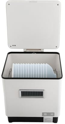 Edelstahl Geschirrspüler Klein 800w, Mini Spülmaschine Bis Zu 6 Geschirrsätze, 158℉ Hohe Arbeitstemperatur, 360° Rotierende Sprühstrah, Tischgeschirrspüler Für Wohnungen Schlafsäle Und Wohnmobile