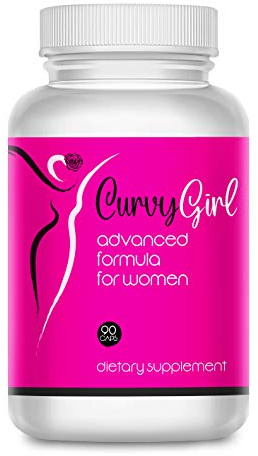 Curvy Girl – Natural Herbal Formula to Support a Fuller, Feminine Shape – Nourish Curves, Balance Hormones, and Build Body Confidence – Fenugreek, Fennel, Wild Yam & More – 90 Vegan Capsules
