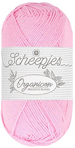 Scheepjes - Scheepjes 249 Rosa Petunie Organicon Garn - 5x50g
