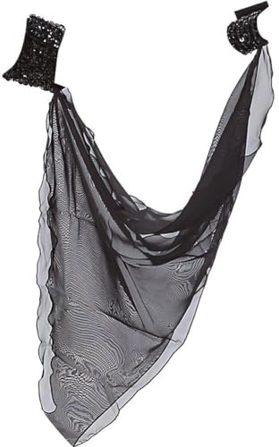 Baokuan Traje De Danza del Vientre, Mangas para Brazo, Muñeca, Manga De Gasa Ajustable, Brazaletes De Lentejuelas, Anillo para Brazo, Accesorios para Actuaciones, 1 Ud.